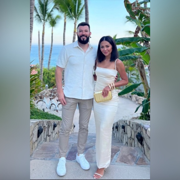 HOUSE OF CB Costanza Vintage Cream Maxi Dress - Picture 3 of 3